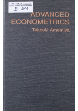 Advanced Econometrics
