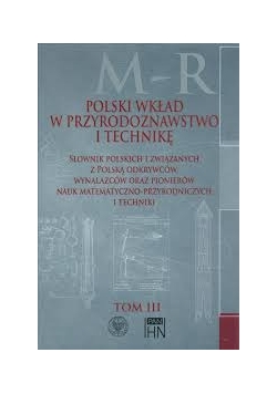 M-R Polski wkład w przyrodoznawstwo i technikę