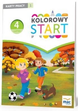 Kolorowy start. 4 latki. Karty pracy cz.1 MAC