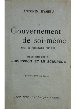 Le Gouvernement de soi meme 1933 r.