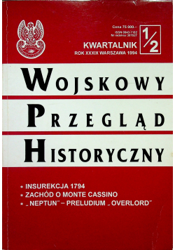 Wojskowy Przegląd historyczny nr 1 / 2