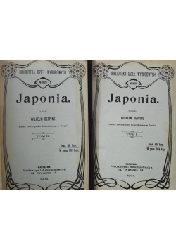Japonia Tom I i II 1904 r.