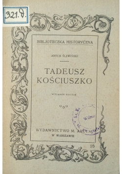 Tadeusz Kościuszko ,1922 r.